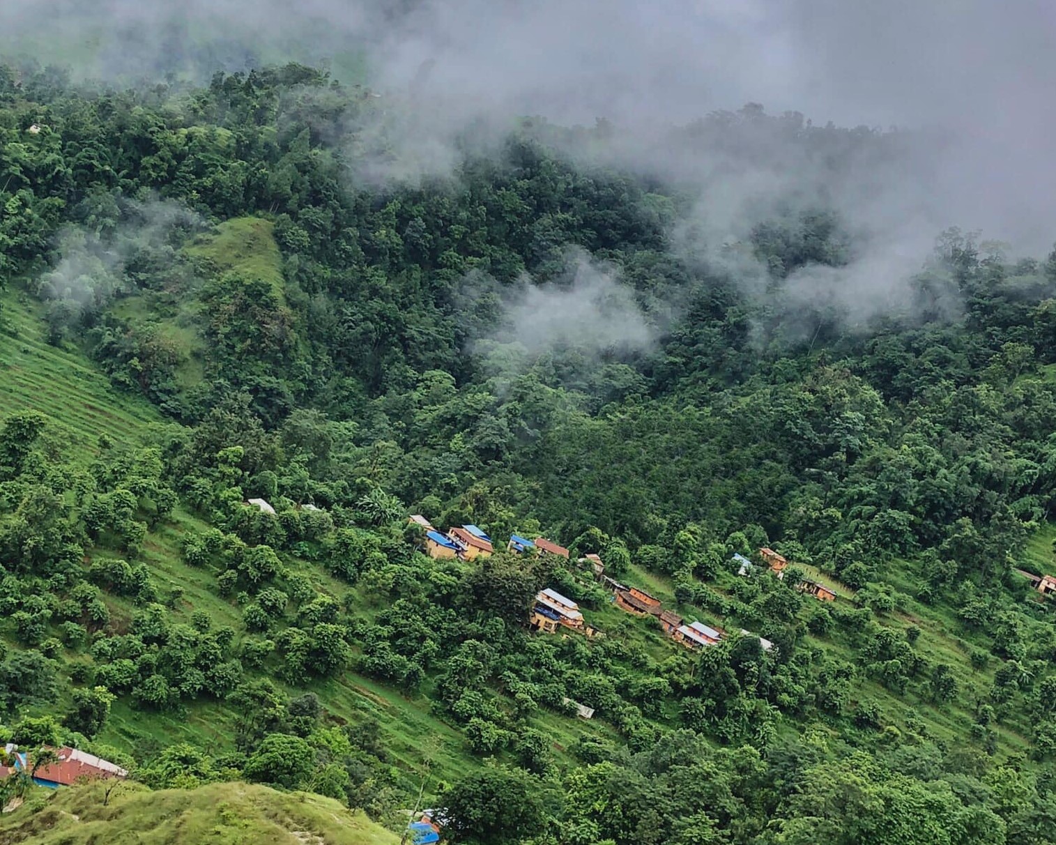 Village near mahasila parbat