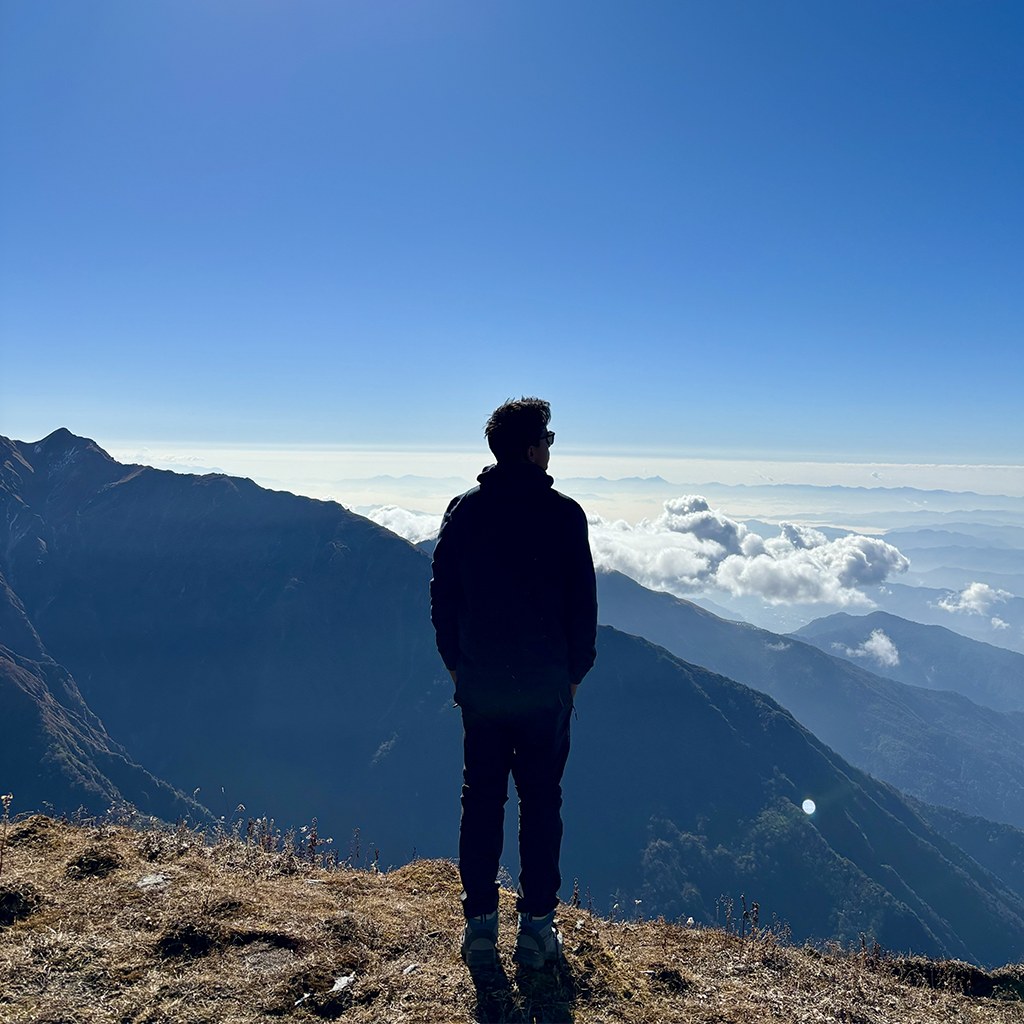 Sonaam Hitang hiking